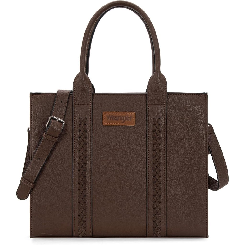 Wrangler Large Tote Bags Purses For Women Work Top-Handle Handbags With Strap